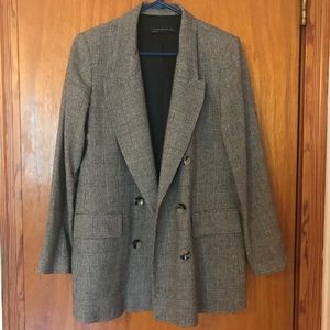 Zara Checked Blazer